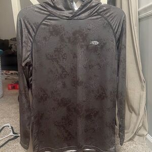 AFTCO Gray Youth Hoodie